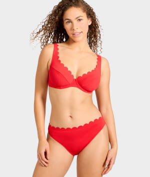 Spirit Lauren Underwire Plunge Bikini Top: undefined