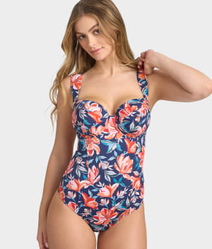 Liliflora Monica Underwire Balcony One-Piece: undefined