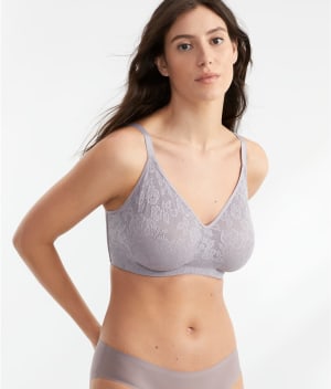 Shape of U Seamless Lace Bra: undefined