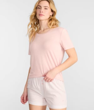 Sleep T-Shirt & Boxer Pajama Set: undefined