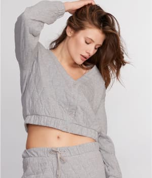 Quilted Quinby Cardigan: undefined