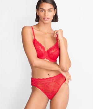 Embrace Lace Hi-Cut Brief: undefined