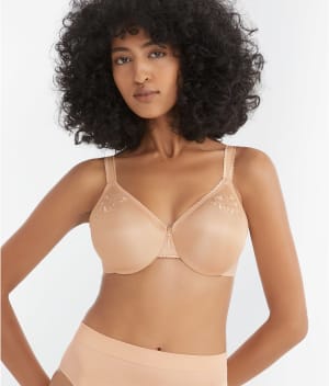Slimline Seamless Minimizer Bra: undefined