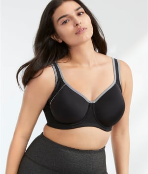 Lindsey Sport Contour Underwire Sports Bra: undefined